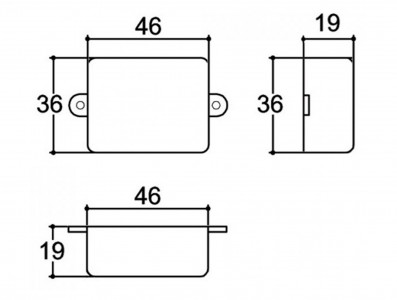 Caixa Patola PB-046 para Montagem 19 x 36 x 46 mm - Imagem 4