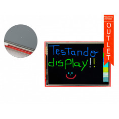 TFT LCD 3.95” Shield para Arduino Touch Screen com Slot SD