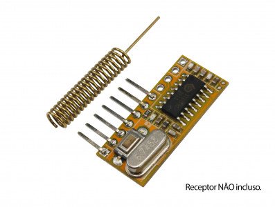 Antena Helicoidal 433Mhz - Dourada - Imagem 3