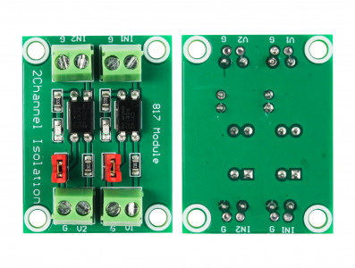 Isolador Óptico PC817 2 Canais 3.6-24V - Imagem 3