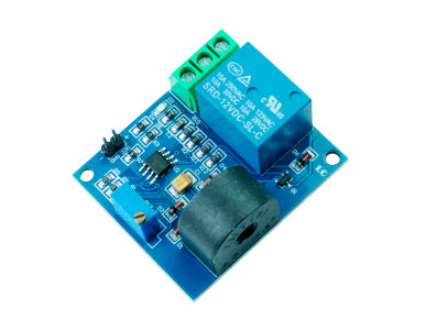 Transformador de Corrente TC 5A 12V / Sensor de Corrente AC com Relé - Imagem 1