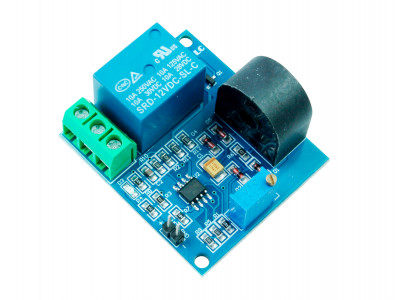 Transformador de Corrente TC 5A 12V / Sensor de Corrente AC com Relé - Imagem 2