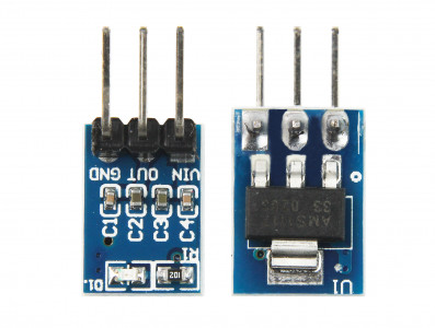 Módulo Regulador de Tensão 3.3V AMS1117 Mini - Entrada 4.2V a 10VDC - Imagem 3