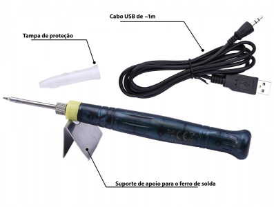 Ferro de Solda USB com Rápido Aquecimento - Imagem 5