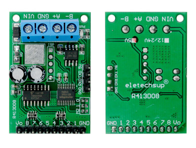 Controlador de Relé 8 Canais 5V RS485 Modbus RTU RS232 TTL - Imagem 3