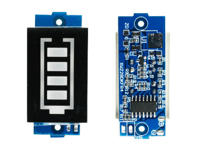 Indicador de Bateria 2S 6.6V a 8.4V com Barra Gráfica 5 Segmentos - Imagem 3