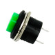 Pulsador Push Button NA 16mm / Chave Botão PB-02 6A Verde - Thumb 2