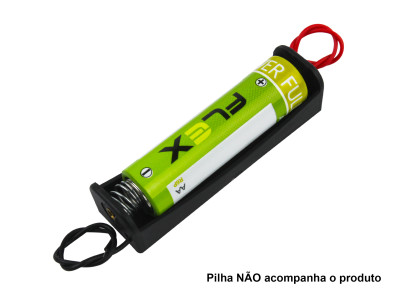 Suporte para 1 Pilha AA - Preto - Imagem 2