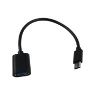 Cabo OTG USB-C para Programação do Arduino via Android - Preto