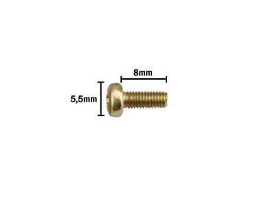 Parafuso Philips M3 x 8mm Metálico - Kit com 10 unidades - Imagem 3