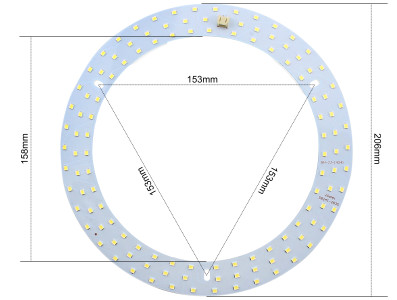 Arco com 120 Leds 30W para Lupa de Bancada - Modelo Magnifier XB-86AY 8D e 10D - Imagem 3