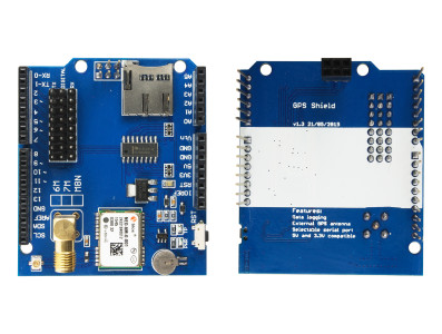 Arduino GPS Shield NEO-6M com Slot Micro SD + Antena - Imagem 3