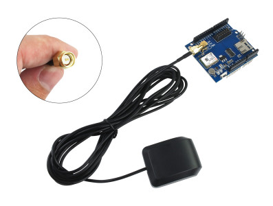 Arduino GPS Shield NEO-6M com Slot Micro SD + Antena - Imagem 4