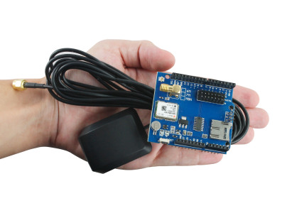 Arduino GPS Shield NEO-6M com Slot Micro SD + Antena - Imagem 5