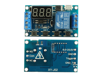 Relé Temporizador Digital XY-J02 Ajustável com Display e Micro USB - 4 Modos de Uso - Imagem 3