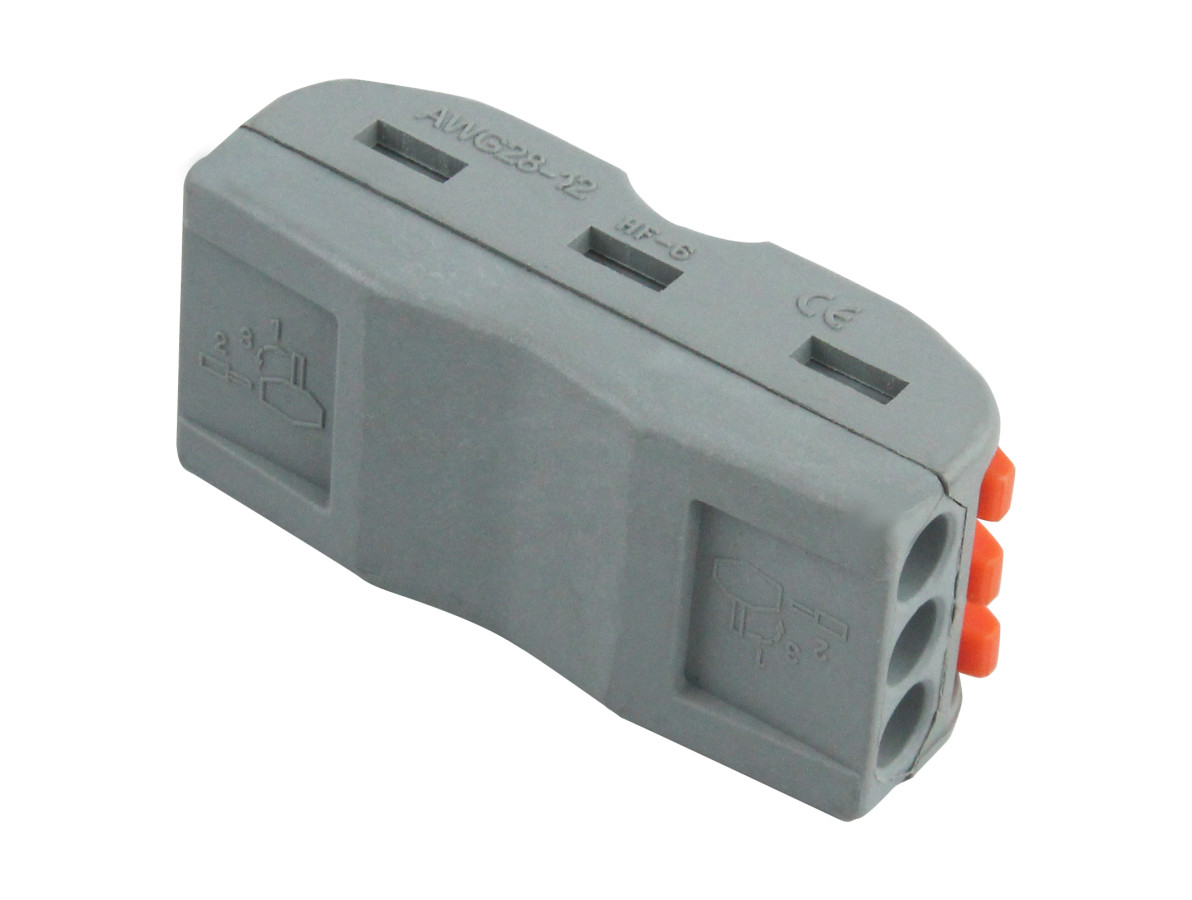 Conector Emenda Tipo Alavanca Com Borne 3 Fios 32A 600V Usinainfo