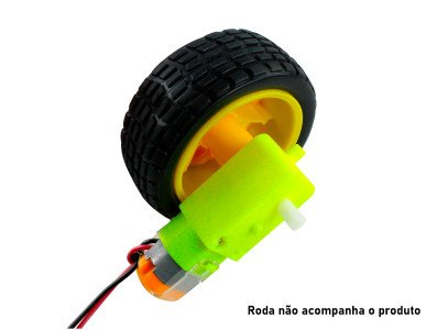 Motor com Fios Soldados e Caixa de Redução 120:1 80RPM - Imagem 2