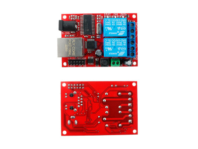 Módulo Relé Ethernet SR201 2 Canais com Ajuste de Atraso TCP/UDP com RJ45 - Imagem 3