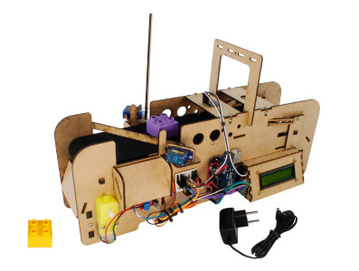 Esteira Arduino em MDF V3 com Sensor de Cor Completa - Imagem 1