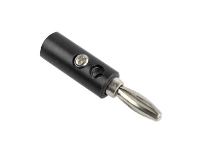 Plug Pino Banana 4mm Macho - Preto - Imagem 2