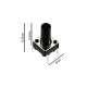 Push Button Chave Táctil 6x6x9,5mm - Kit com 5 Unidades - Thumb 3