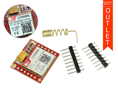 Módulo GSM Arduino SIM800L GPRS/SMS Quad-Band - OUTLET - Imagem 1