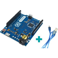 Placa Leonardo R3 compatível Arduino + Cabo USB