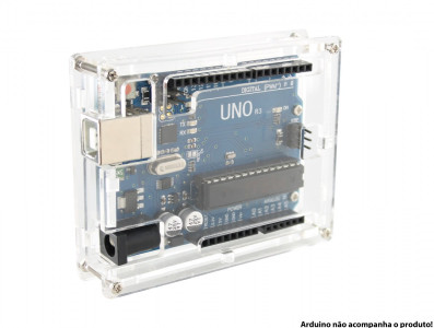 CASE PARA ARDUINO UNO ACRILICO TRANSPARENTE - Imagem 5