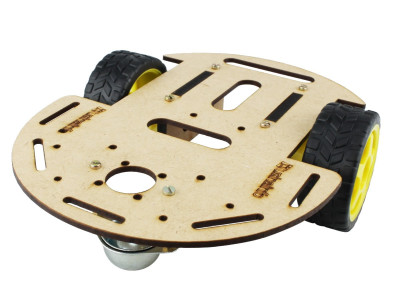 Estrutura MDF para Carro Robô 2WD - Imagem 1