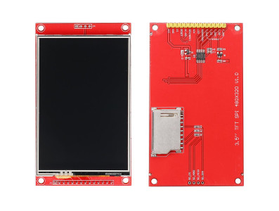 TFT LCD 3.5â SPI - Shield Arduino Touch Screen com Slot SD - Imagem 2