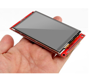 TFT LCD 3.5â SPI - Shield Arduino Touch Screen com Slot SD - Imagem 4