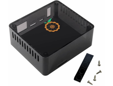 Case para Placa Orange Pi Zero 2 ABS - Preta - Imagem 2