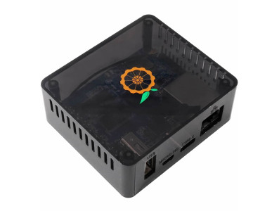 Case para Placa Orange Pi Zero 2 ABS - Preta - Imagem 1