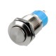 Interruptor Pulsador 12mm NA em Aço Inox Impermeável MD148 Sobreposto - Thumb 1