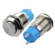 Interruptor Pulsador 12mm com Trava em Aço Inox Impermeável MD147 - Thumb 2