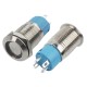 Interruptor Pulsador 12mm com Trava LED Azul 3-6VDC em Aço Inox Impermeável MC064 - Thumb 2