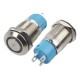 Interruptor Pulsador 12mm NA LED Azul 3-6VDC em Aço Inox Impermeável MC074 - Thumb 2