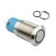 Interruptor Pulsador 12mm NA LED Azul 3-6VDC em Aço Inox Impermeável MC074 - Thumb 3