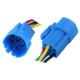 Conector Soquete 5 Fios para Interruptor Pulsador 16mm - Thumb 3