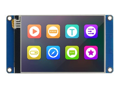 Display Nextion 3,5" NX4832T035_011R Touch Screen HMI para IoT - Imagem 1