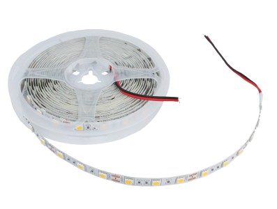 Fita de Led 12V Branco Quente SMD5050 IP30 300 Leds 5 Metros - Imagem 2