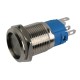 Interruptor com Travamento 16mm LED Azul 3-6VDC em Aço Inox Impermeável MC284 - Thumb 3