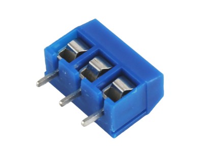 Conector Borne KRE 10mm 3 Vias Azul - Kit com 5 unidades - Imagem 2