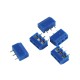 Conector Borne KRE 10mm 3 Vias Azul - Kit com 5 unidades - Thumb 4