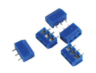 Conector Borne KRE 10mm 3 Vias Azul - Kit com 5 unidades - Imagem 4