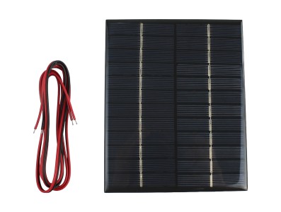 Mini Painel Solar Fotovoltaico 12V 125mA - 90x115mm - Imagem 1