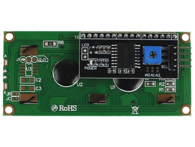 Display LCD 16x2 I2C com Fundo Verde - Imagem 4