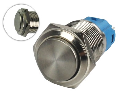 Interruptor com Travamento 16mm em Aço Inox Impermeável MD151 - Imagem 1