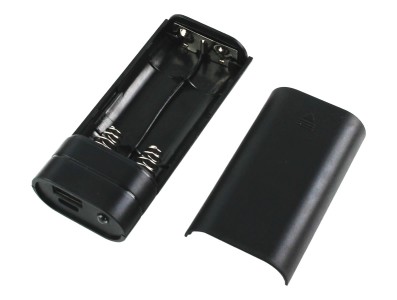 Power Bank 5V 1.2A USB para 2 Baterias 18650 Button-top com On/Off e Lanterna - Imagem 4