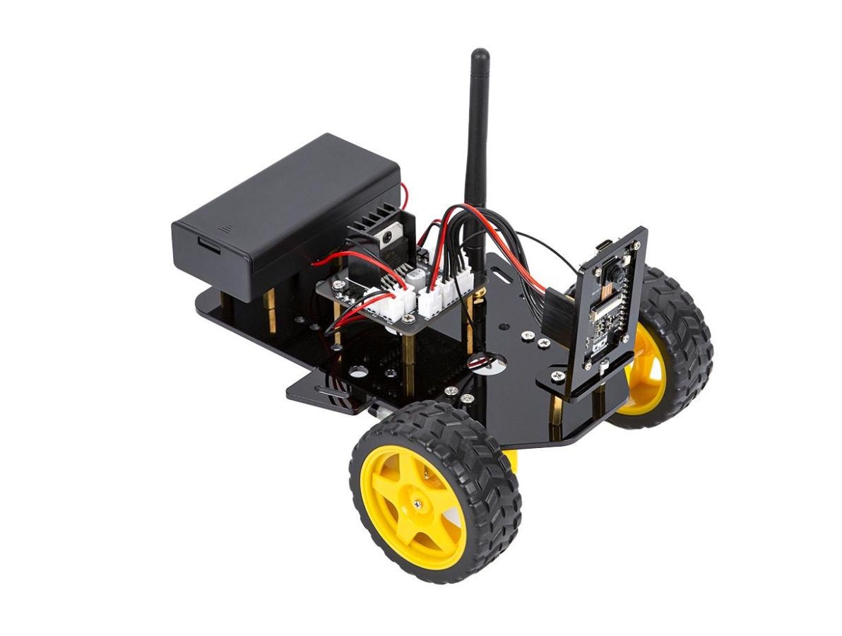 Ilustração do Kit Carro Robô Smart ESP32 CAM WIFI 2WD - AD175 Montado - [1034168]